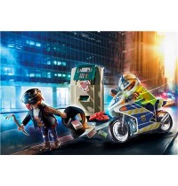 Playmobil® 70572 - City Action - Polizei - Motorrad Verfolgung des Geldräubers