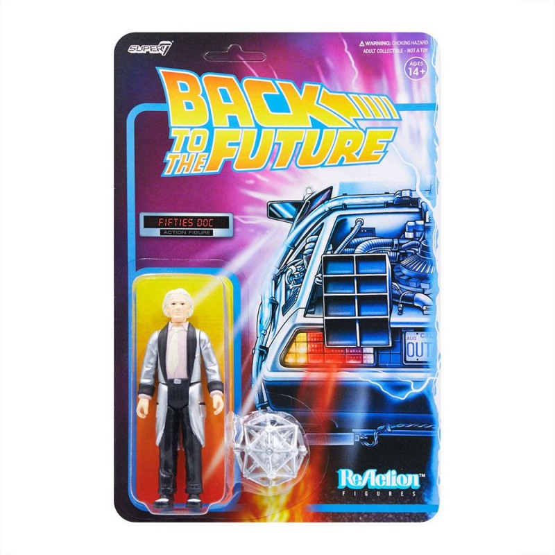 BTTF Figur 10cm Fifties Doc ReAction - Super 7 - Back to the Future - Zurück in die Zukunft