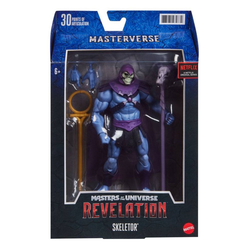 MOTU Skeletor 18cm DELUXE Masters of the Universe: Revelation Masterverse Actionfigur 2021 Skeletor 18 cm