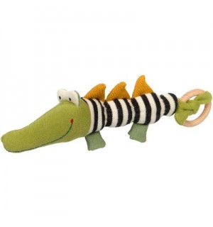 sigikid - Babytoys - Strick-Greifling Krokodil