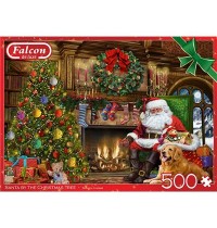 Jumbo Spiele - Santa by the Christmas Tree - 500 Teile