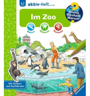 Ravensburger Buch - Wieso? Weshalb? Warum? - aktiv-Heft - Im Zoo