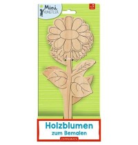 Coppenrath Verlag - Mini-Künstler - Holzblumen zum Bemalen