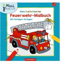 Mini-Künstler - Mein kunterbuntes Feuerwehr-Malbuch