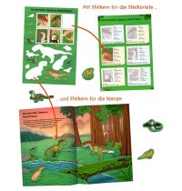 Nature Zoom - Natur-Stickerwelt: Dinosaurier und Co.