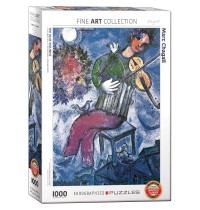 Der blaue Geiger von Marc Cha Der blaue Geiger von Marc Chagall 1000 Teile