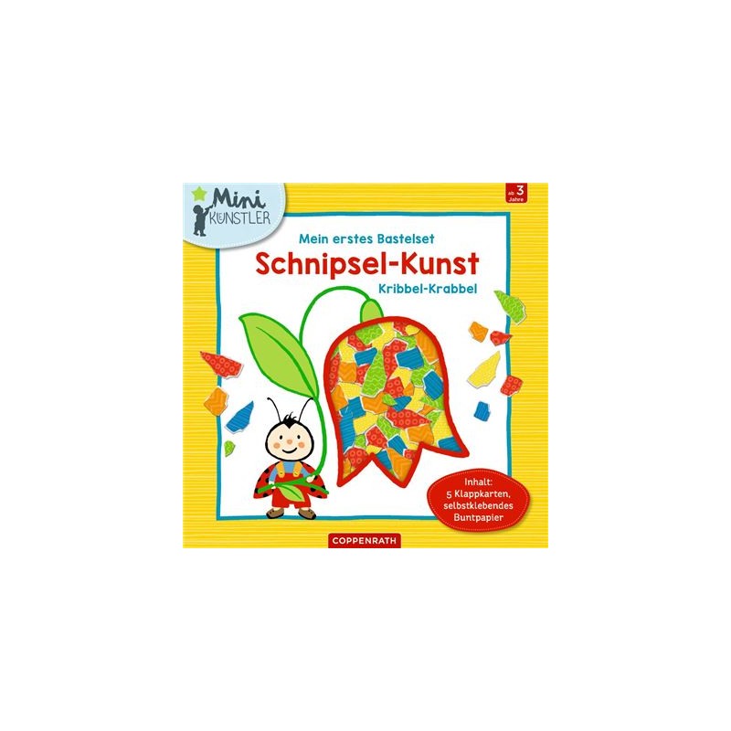 Coppenrath Verlag - Mini-Künstler - Mein 1.Bastelset: Schnipsel-Kunst Kribbel-Krabbel