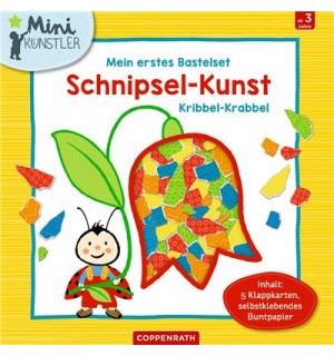 Coppenrath Verlag - Mini-Künstler - Mein 1.Bastelset: Schnipsel-Kunst Kribbel-Krabbel