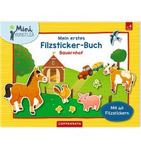 Coppenrath Verlag - Mini-Künstler - Mein erstes Filzsticker-Buch: Bauernhof