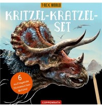 Coppenrath Verlag - T-RexWorld - Kritzel-Kratzel-Set