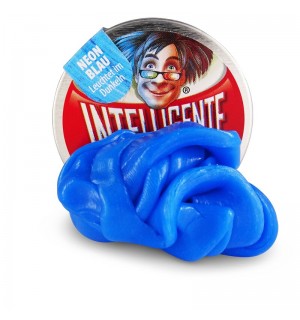 Knete 18g Neon Blau Intelligente Knete in der kleinen Dose Ø 5cm