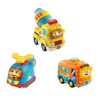 Tut Tut Baby Flitzer - 3er-Se Tut Tut Baby Flitzer - 3er-Set Reisebus, Helikopter, Betonmischer