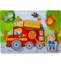 HABA® - Holzpuzzle Feuerwehrauto