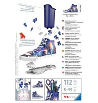 Ravensburger - 3D Puzzle - Sneaker Astronauten