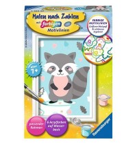 Ravensburger - Malen nach Zahlen - Süßer Waschbär