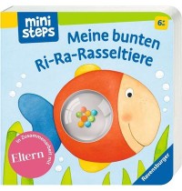 Ravensburger - ministeps - Meine bunten Ri-Ra-Rasseltiere