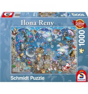 Schmidt Spiele - Puzzle - Blauer Nachthimmel