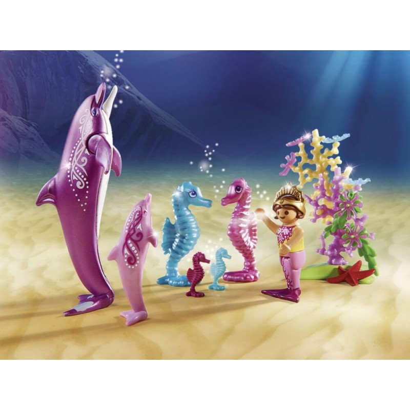 20 Stück Playmobil Kleintiere Seepferdchen 