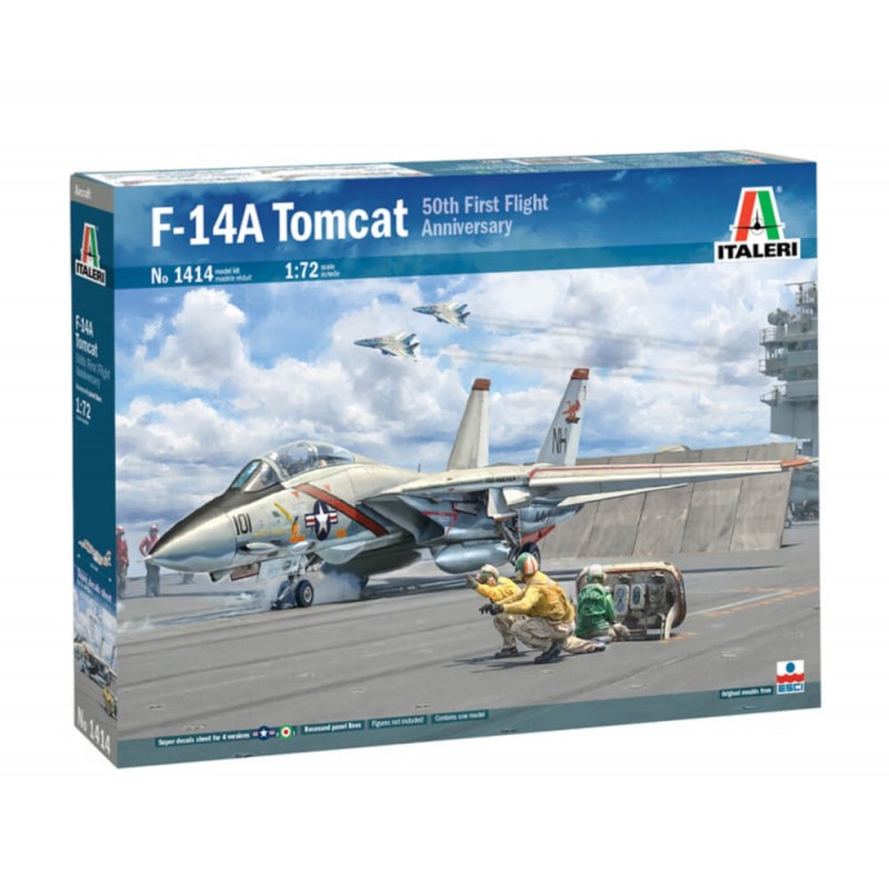 1:72 F-14A Tomcat Recessed Li Italeri