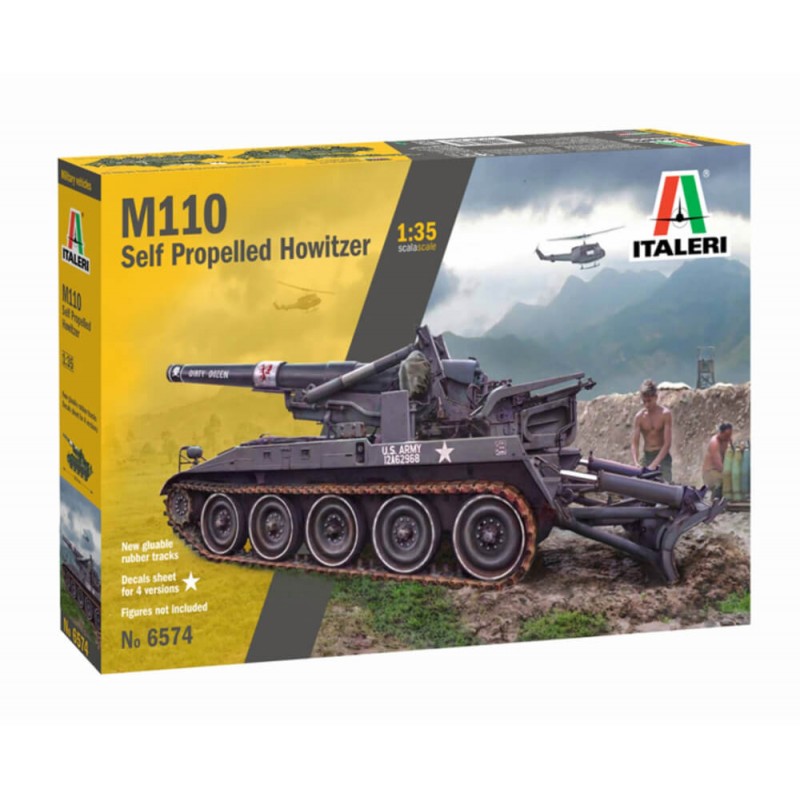 1:35 M110 Self Propelled Howi Italeri