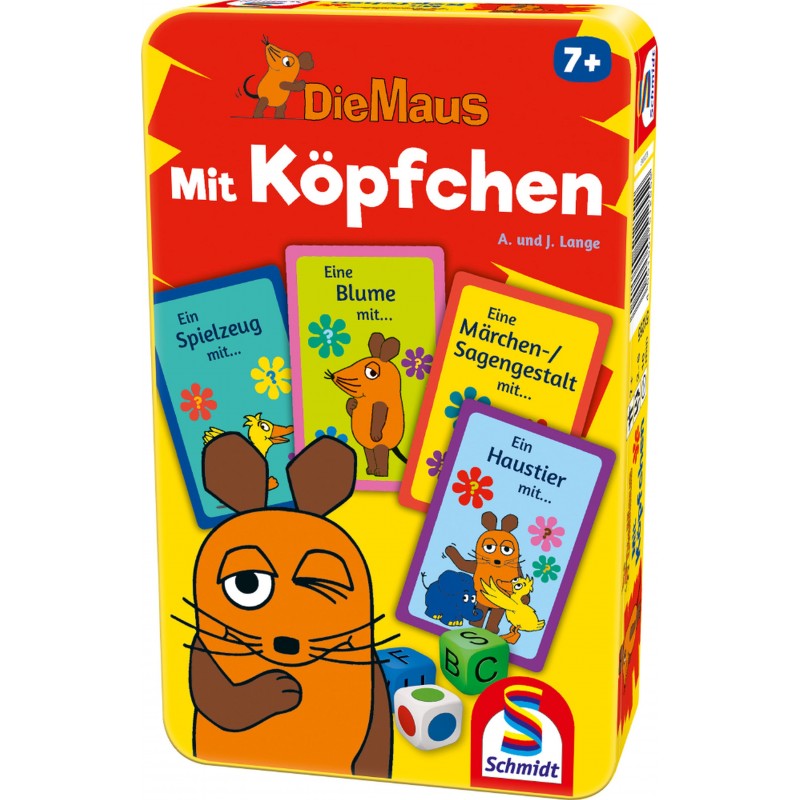 Schmidt Spiele - Die Maus Köpfchen, Mit In Spiele_400150451 - Metalldose_Schmidt