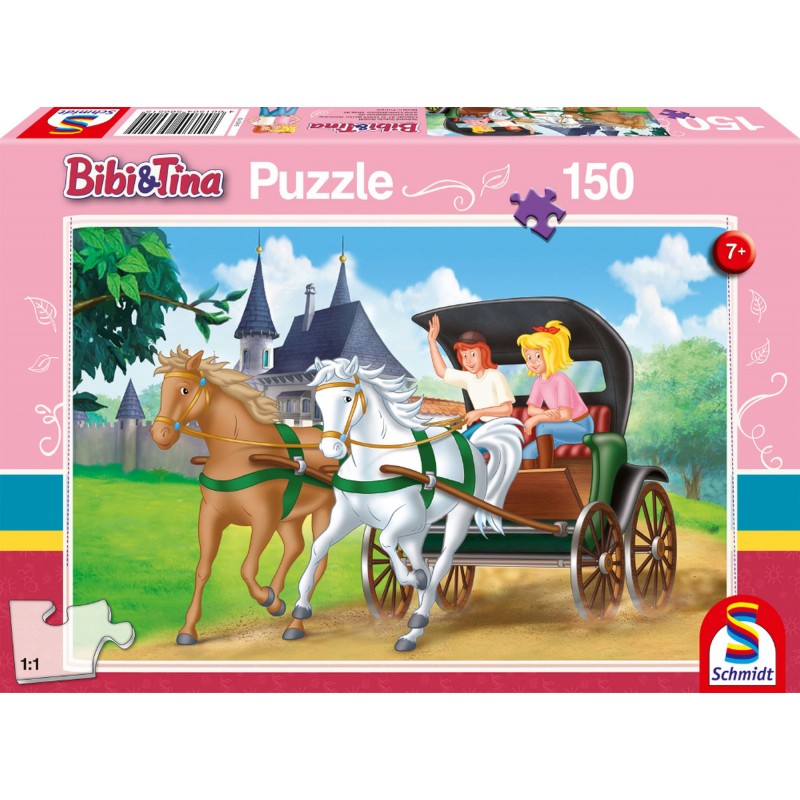 Schmidt Spiele - Puzzle - Kutschfahrt, 150 Teile