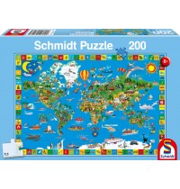 Schmidt Spiele - Puzzle - Deine bunte Erde, 200 Teile