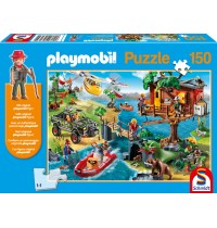 Schmidt Spiele - Puzzle - Playmobil: Baumhaus, 150 Teile