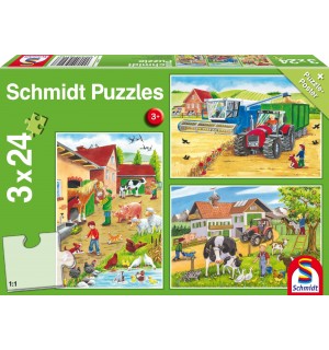 Schmidt Spiele - Auf dem Bauernhof, 24 Teile