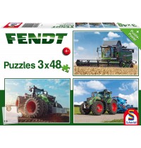 Schmidt Spiele - Fendt 1050 Vario / 724 Vario / 6275L, 48 Teile