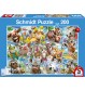 Schmidt Spiele - Puzzle - Tierische Selfies, 200 Teile