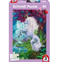 Schmidt Spiele - Puzzle - Einhorn im verzauberten Garten