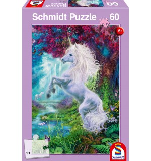 Schmidt Spiele - Puzzle - Einhorn im verzauberten Garten