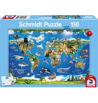 Schmidt Spiele - Puzzle - Lococo Tierwelt, 150 Teile