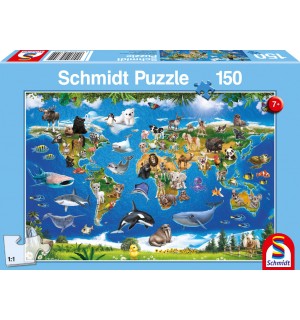 Schmidt Spiele - Puzzle - Lococo Tierwelt, 150 Teile