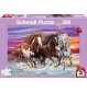 Schmidt Spiele - Puzzle - Wildes Pferde-Trio, 200 Teile