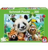 Schmidt Spiele - Puzzle - Einfach tierisch!, 200 Teile