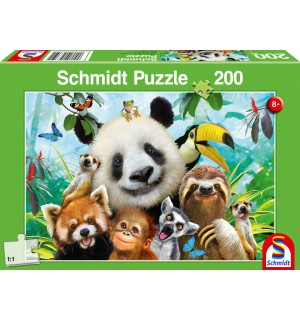 Schmidt Spiele - Puzzle - Einfach tierisch!, 200 Teile