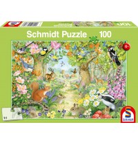 Schmidt Spiele - Tiere im Wald, 100 Teile
