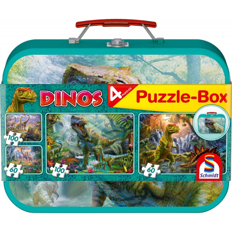 Schmidt Spiele - Puzzle-Box: Dinos