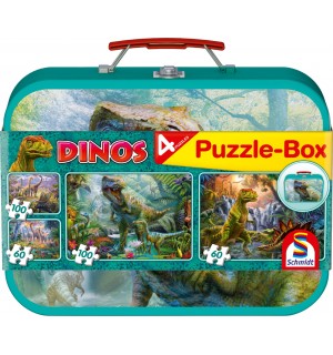 Schmidt Spiele - Puzzle-Box: Dinos