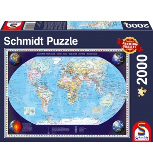 Schmidt Spiele - Puzzle - Unsere Welt, 2000 Teile