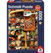Schmidt Spiele - Puzzle - Küchen-Potpourri, 1000 Teile