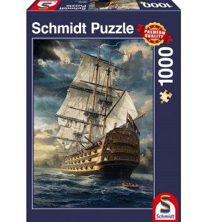 Schmidt Spiele - Puzzle - Segel gesetzt!, 1000 Teile