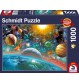 Schmidt Spiele - Puzzle - Weltall, 1000 Teile