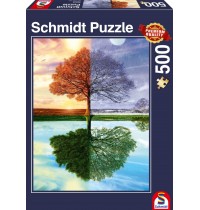 Schmidt Spiele - Der Jahreszeiten-Baum, 500 Teile
