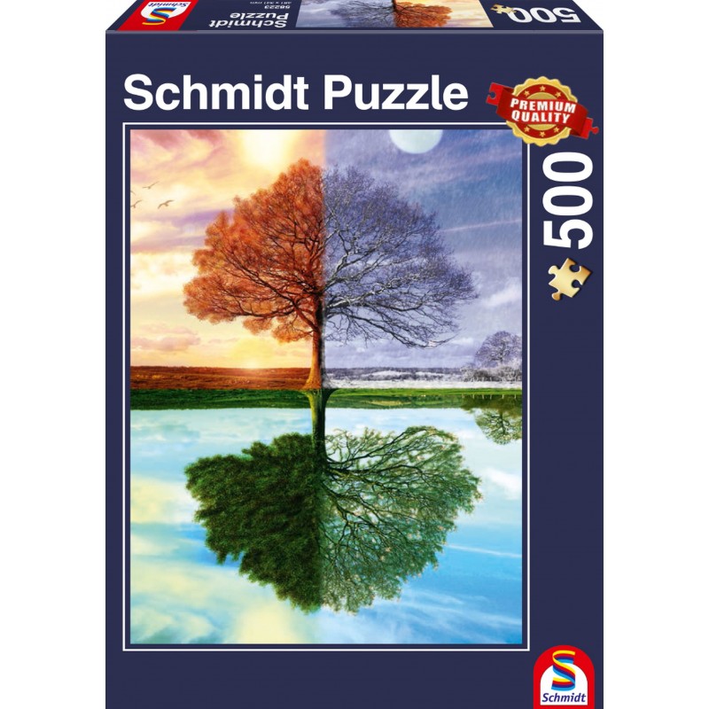 Schmidt Spiele - Der Jahreszeiten-Baum, 500 Teile