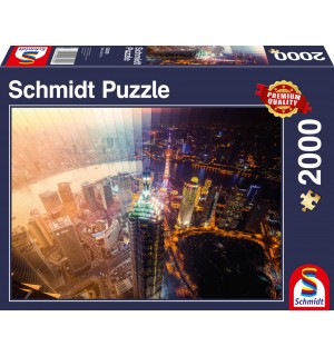 Schmidt Spiele - Tag und Nacht - Zeitscheibe, 1000 Teile