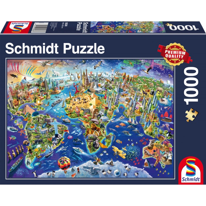 Schmidt Spiele - Entdecke unsere Welt, 1000 Teile