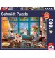 Schmidt Spiele - Puzzle - Am Puzzle-Tisch, 1000 Teile